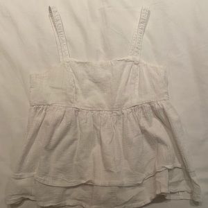 Vestique top - white 
Size small